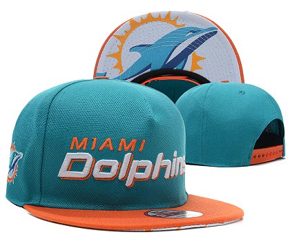 Miami Dolphins Snapback Hat 103SD 16